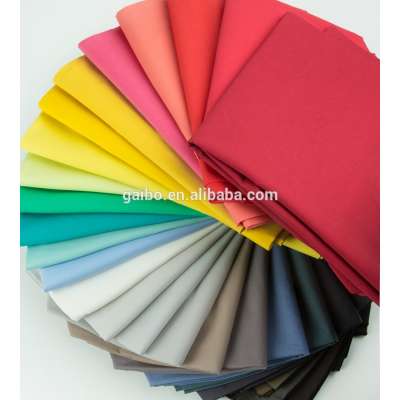 Polyester cotton TC 80/20 65/35 bleached dyed pocket fabric for t-shirt